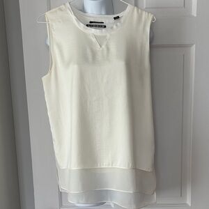 Scotch & Soda Ivory Sleeveless Blouse